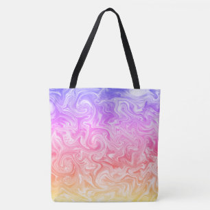 Tote Bag Tourbillonnant rose rose rose rose rose Jaune Sati