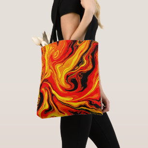 Tote Bag Tourbillons Abstraits Emouvants et Fougueux