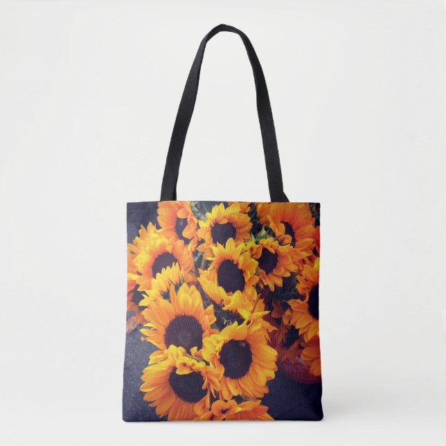 Tote Bag Tournesol fourre-tout (Devant)