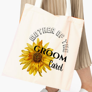 Tote Bag Tournesol Jaune Lumineux Mère De Mariage Groom