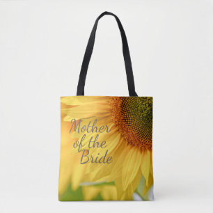 Tote Bag Tournesol Jaune Photo Pays Rustique Mère Mariée