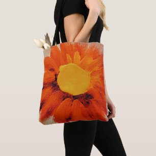 Tote Bag Tournesol orange vif