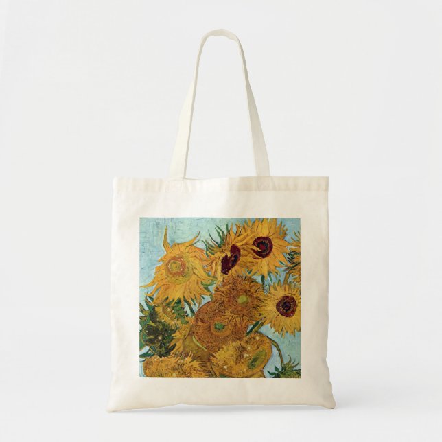 Tote Bag Tournesols par Van Gogh (Devant)