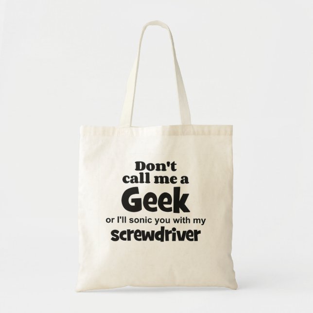 Tote Bag tournevis geek bf (Devant)