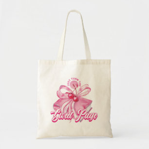 Tote Bag Tournez simplement la douce page – Livre rose Coqu