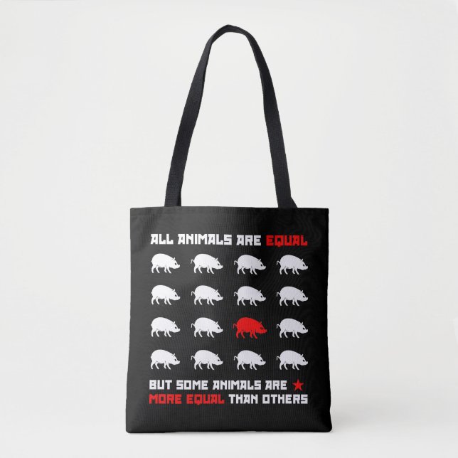Tote Bag Tous les animaux sont égaux 2 (Devant)