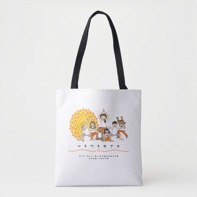 Tote Bag Tous les super-héros ne portent pas de capuchons - (Devant)