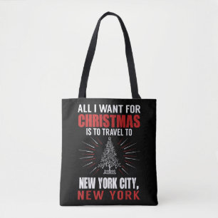 Tote Bag Tout Ce Que Je Veux Pour Voyage De Noël À New York