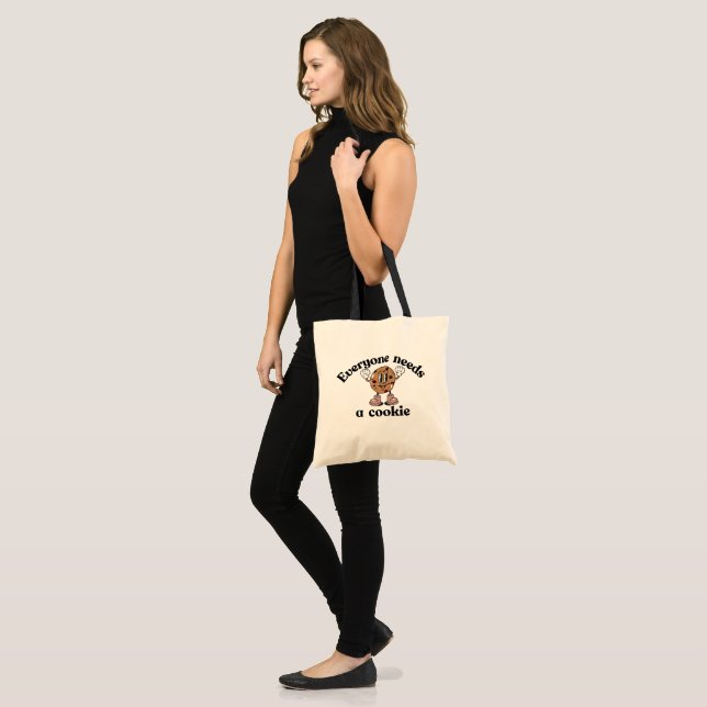 Tote Bag tout le monde a besoin d'un cookie fourre-tout (Devant (modèle))