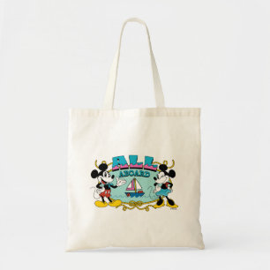 Tote Bag Tout le monde à bord Graphisme Marin Vintage Micke