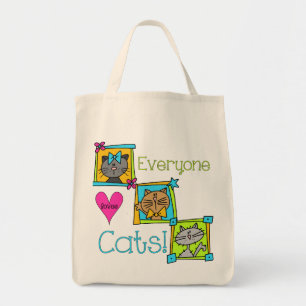Tote Bag Tout le monde aime les chats