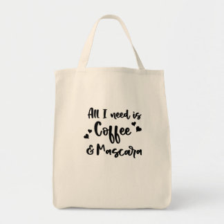 Tote Bag Tout que j'ai besoin est T-shirt de café et de