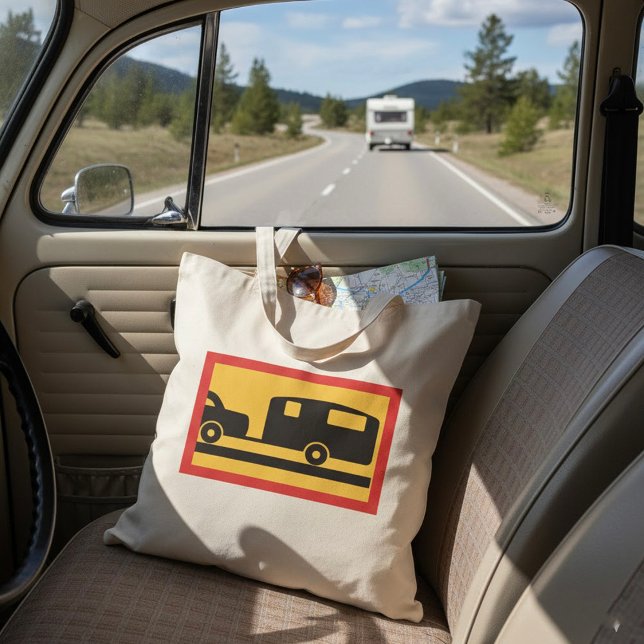 Tote Bag Towing A Caravan (Créateur téléchargé)