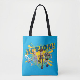 Tote Bag Toy Story 4  "Agissez !" Art de groupe