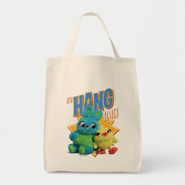 Tote Bag Toy Story 4 | Bunny & Ducky "It's Hang Time" (Devant)