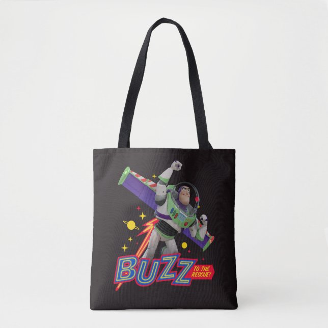 Tote Bag Toy Story 4| Buzz À La Secourt! (Devant)