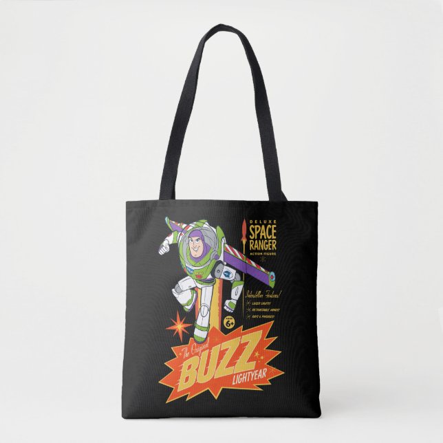 Tote Bag Toy Story 4| Buzz Lightyear Action Figure Ad (Devant)