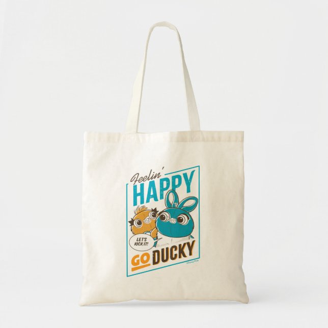 Tote Bag Toy Story 4 | Feelin' Happy Go Ducky (Devant)