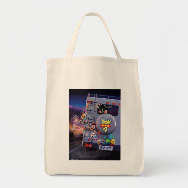 Tote Bag Toy Story 4 | Poster Théâtral Toys Riding RV (Devant)