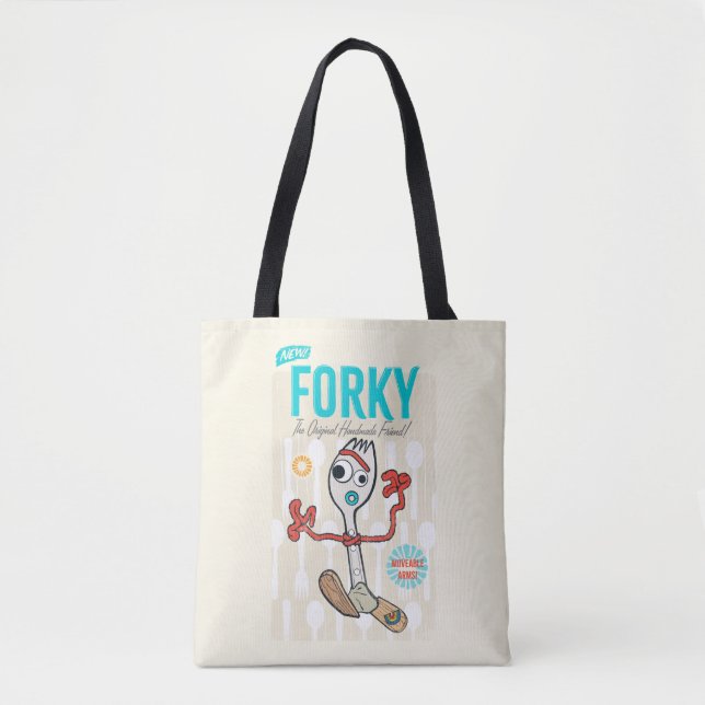 Tote Bag Toy Story 4| Publicité Retro Forky Toy (Devant)