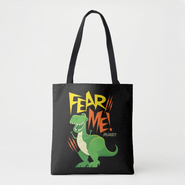 Tote Bag Toy Story 4| Rex "Peur-moi !" (Devant)