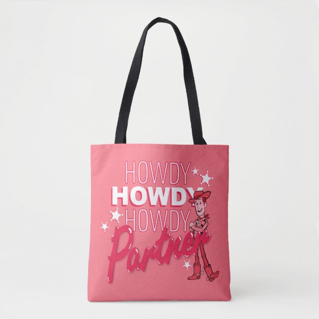 Tote Bag Toy Story| Woody "Howdy Howdy Howdy Partner" (Devant)