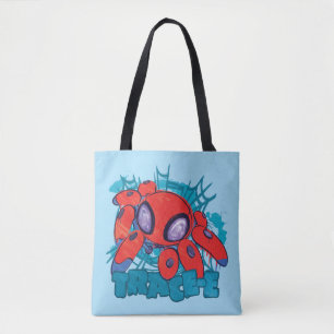 Tote Bag TRACE-E Character Sketch Graphic