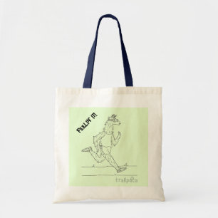 Tote Bag Trailpaca Feelin il poignée bleue