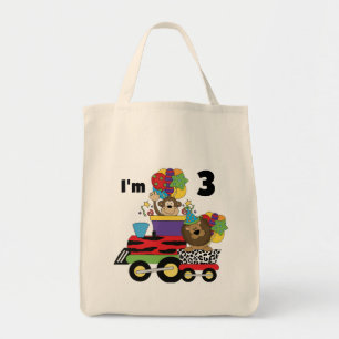 Tote Bag Train de la Jungle 3e Anniversaire Tshirts et cade