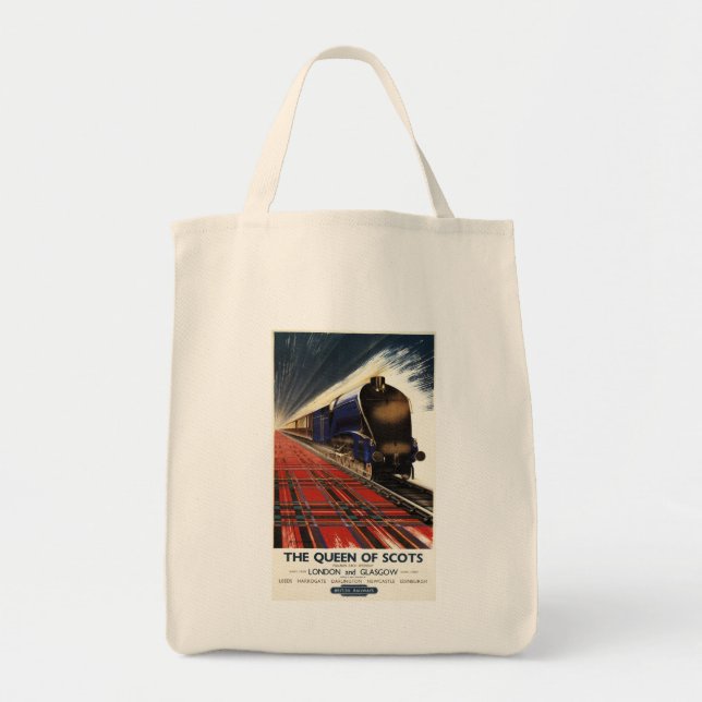 Tote Bag Train de la Reine des Écossais Pullman (Devant)