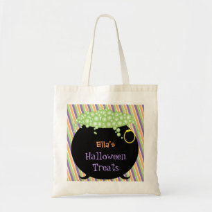Tote Bag Traitements d'Halloween, colorés personnalisés