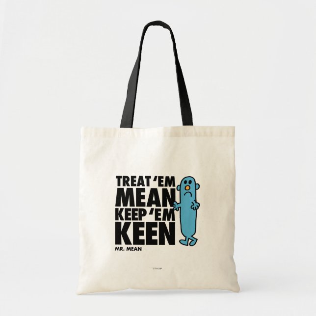 Tote Bag Traiter 'Em Mean (Devant)