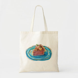 Tote Bag Tranche de tarte à la citrouille