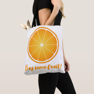 Tote Bag Tranche d'orange juteuse cool Acheter des fruits e