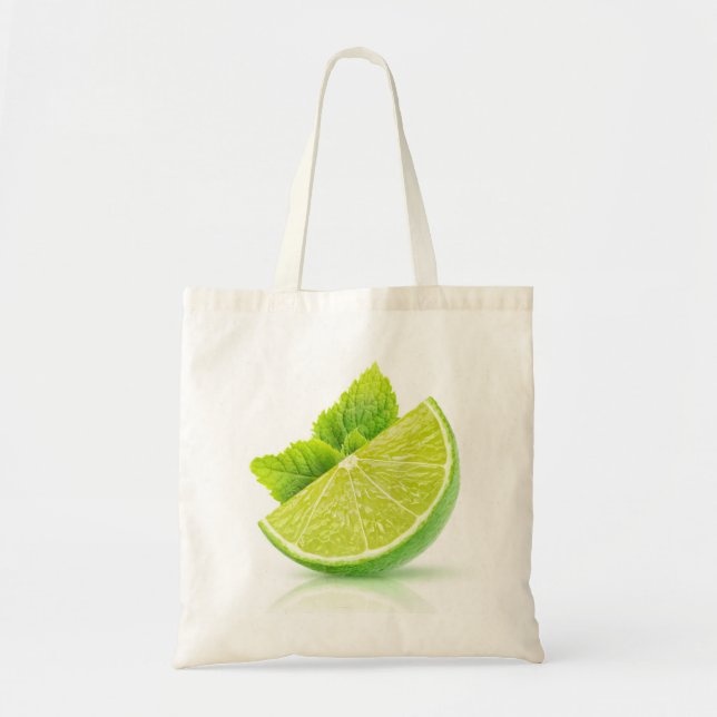 Tote Bag Tranches de chaux (Devant)