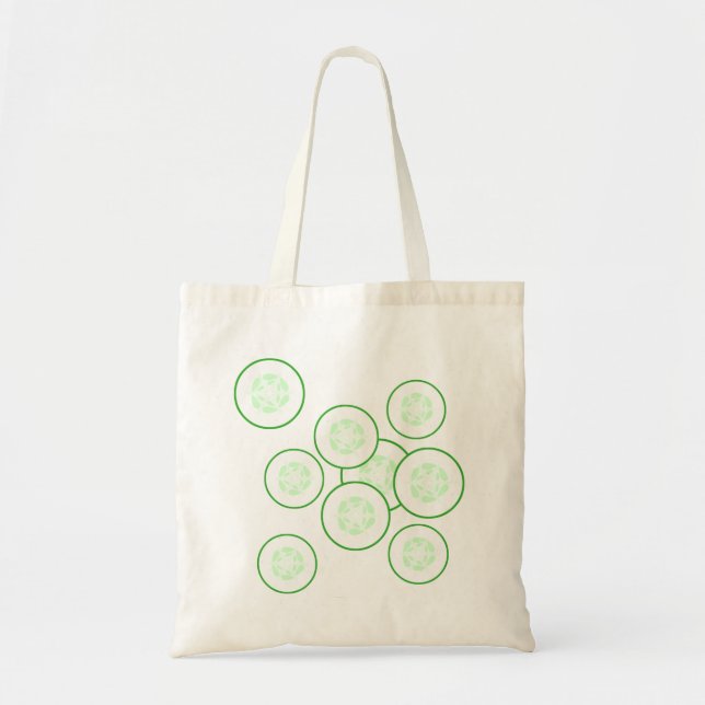 Tote Bag Tranches de concombre (Devant)