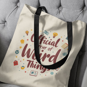 Tote Bag Transporteur Officiel De Choses Étrangères Drôle