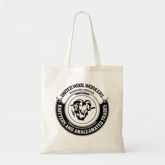 Tote Bag Travailleurs unis mini Fourre-tout de laine (Devant)