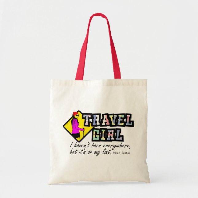 Tote Bag Travel Girl (Devant)