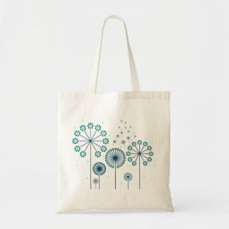 Tote Bag Treescape : Bleu et vert