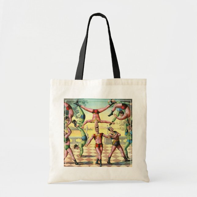 Tote Bag Treize hommes faisant des acrobaties (Devant)