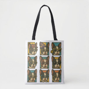 Tote Bag Trendsetters Boston Terrier