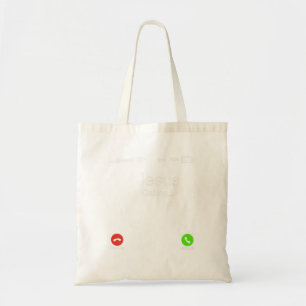 Tote Bag Trendy Christian Graphic Jésus appelle