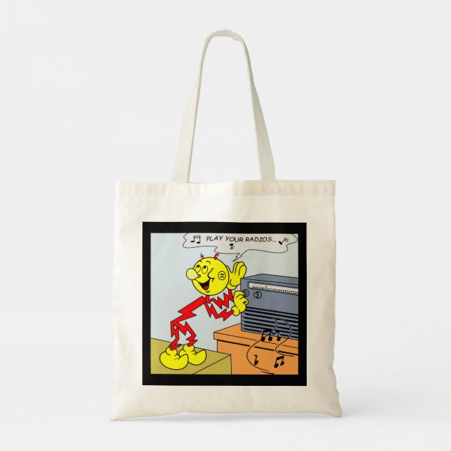 Tote Bag Très amusant Reddy Kilowatt double face (Dos)