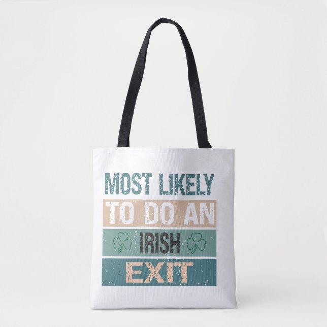 Tote Bag Très Probable De Sortir Irlandais (Devant)