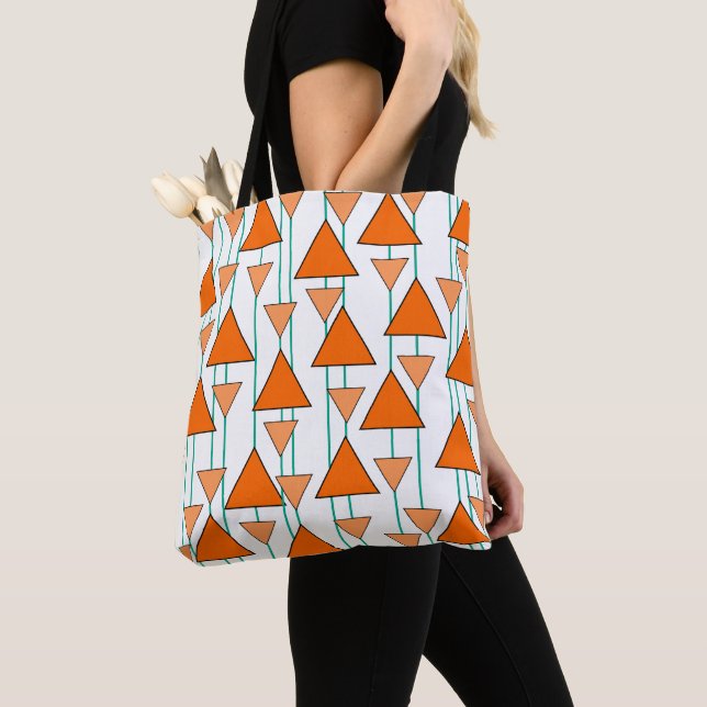 Tote Bag Triangles Art Déco (De près)