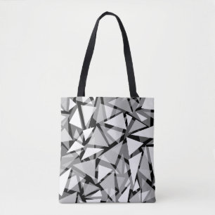 Tote Bag triangles géométriques