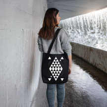 Triangles géométriques blancs