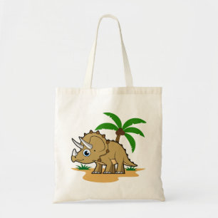 Tote Bag Tricératops Dans Un Climat Tropical.