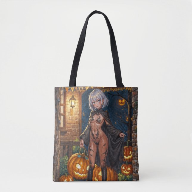 Tote Bag Trick ou le traitement, Brave Halloween Costume Gi (Devant)